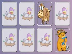 Animals Memory Game